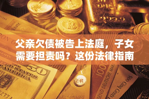 北京父亲欠债被告上法庭，子女需要担责吗？这份法律指南必须看完