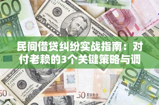 北京民间借贷纠纷实战指南：对付老赖的3个关键策略与调解盲区解析