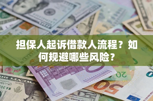 北京担保人起诉借款人流程？如何规避哪些风险？