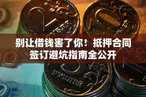 北京别让借钱害了你！抵押合同签订避坑指南全公开